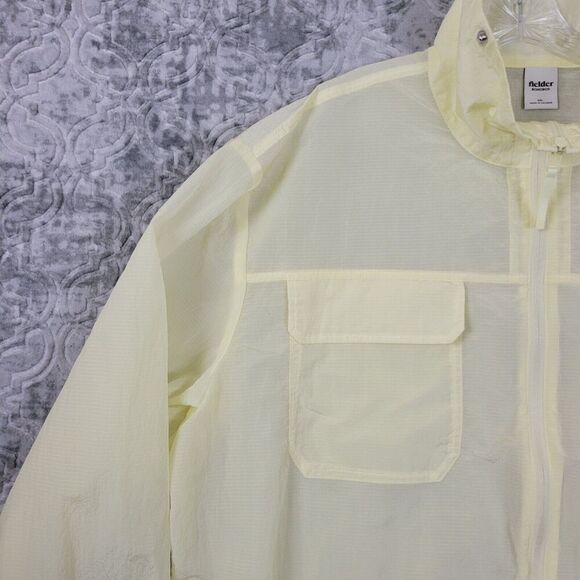 Bonobos Fielder Mens 2XL Jacket Yellow Nylon Windbreaker Raincoat Lightweight - Picture 4 of 13